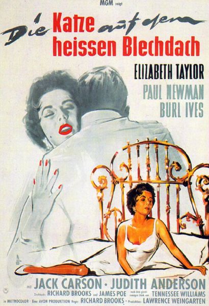 Cat on a Hot Tin Roof Poster