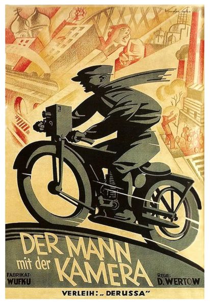 The Man with a Movie Camera Poster