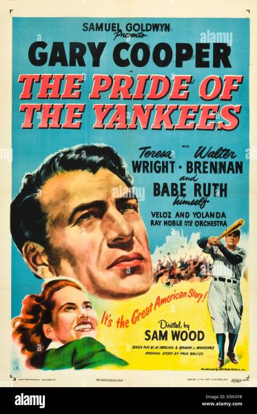 The Pride of the Yankees Poster